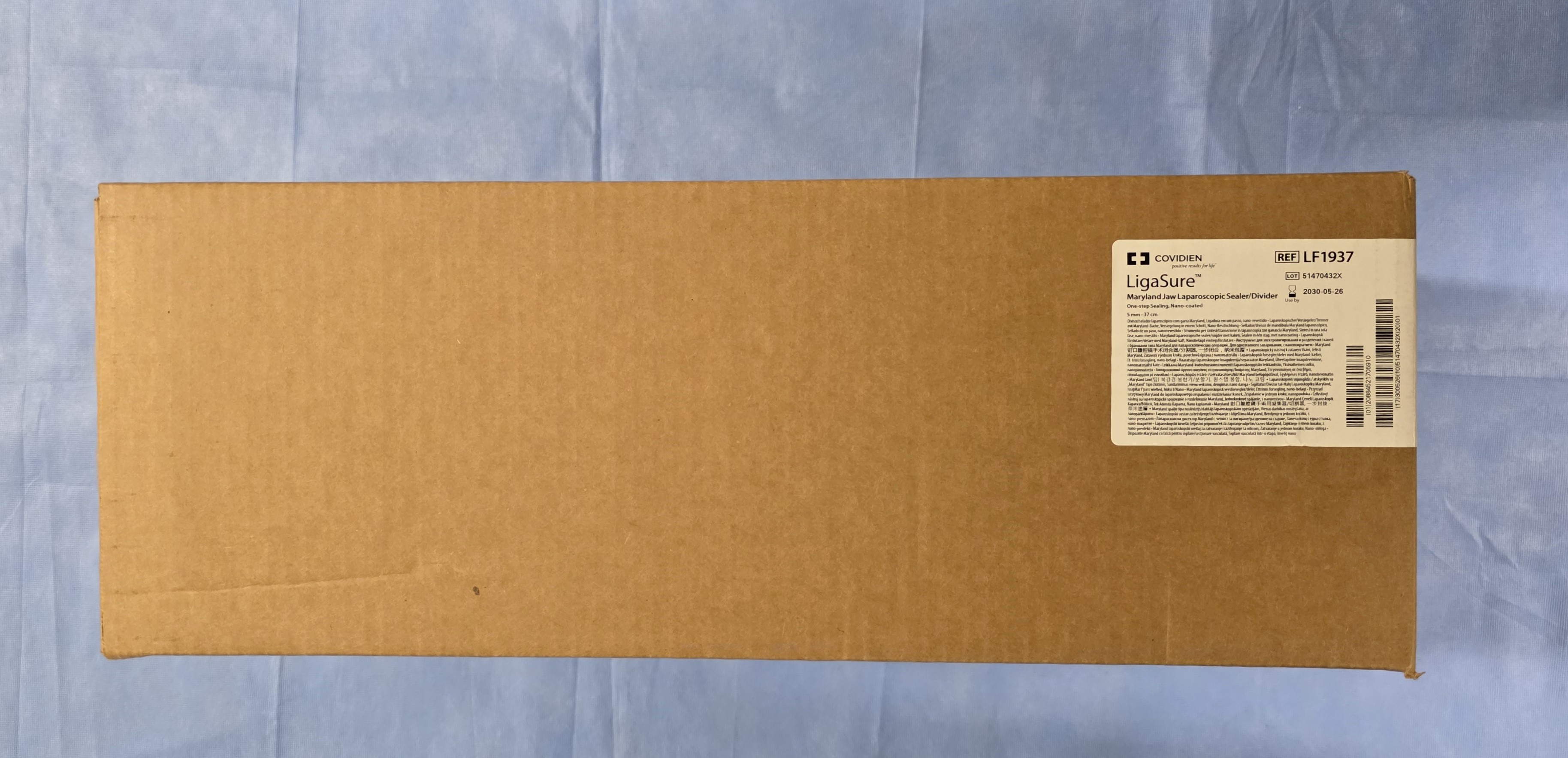 LigaSure LF1937 Maryland 5mm x 37cm Laparoscopic Sealer/Divider