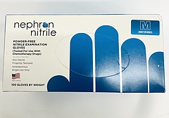 Nephron Nitrile 200103003 powder free gloves size Medium